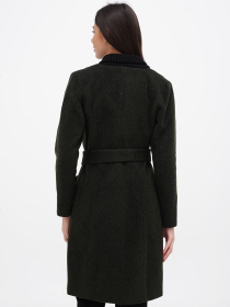 Пальто Sassofono модель A271-SF-1429_хаки Фото