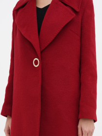 Пальто Sassofono модель A271-SC-1493_красный Фото