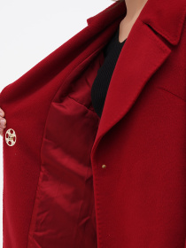 Пальто Sassofono модель A271-SC-1493_красный Фото