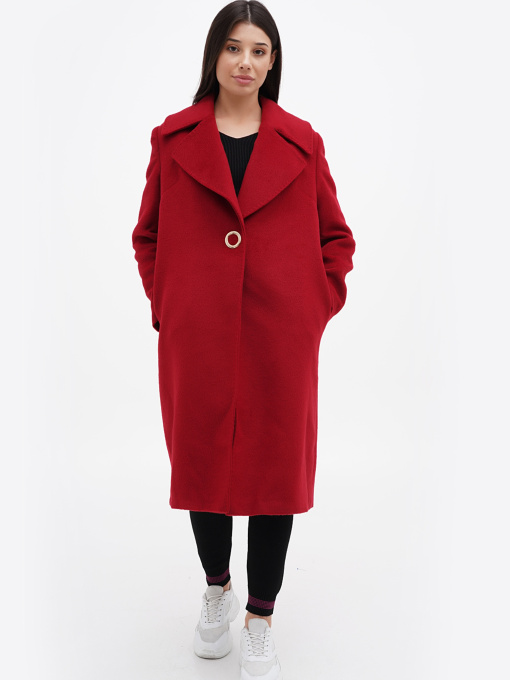 Пальто Sassofono модель A271-SC-1493_красный Фото