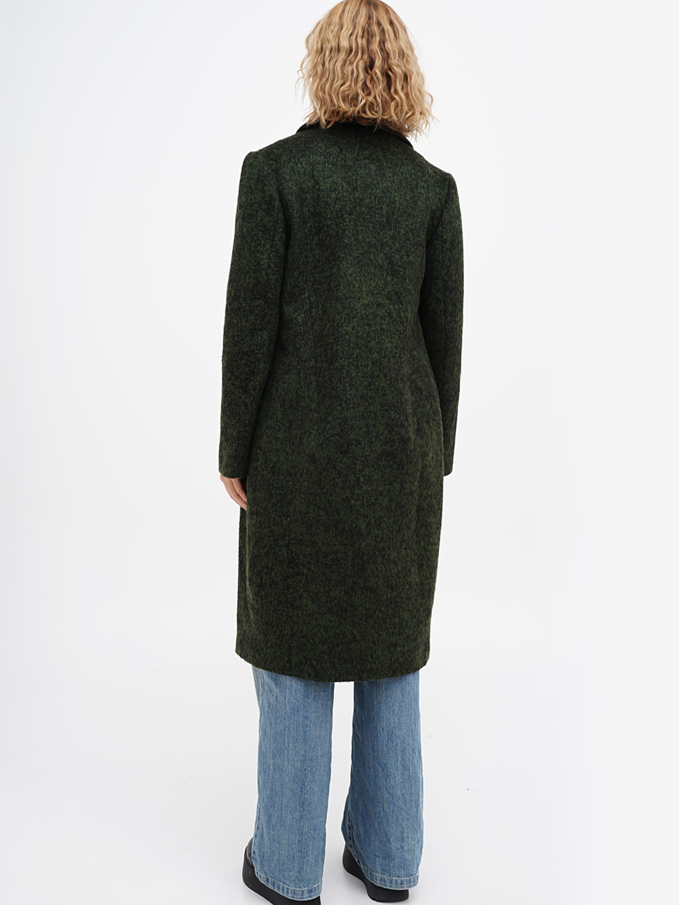 Пальто Sassofono модель A271-SC-1497_зеленый Фото