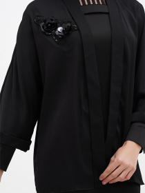 Кимоно Sassofono модель A271-SC-1555_черный Фото