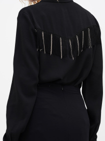 Блуза Sassofono модель A271-SC-1576_черный Фото