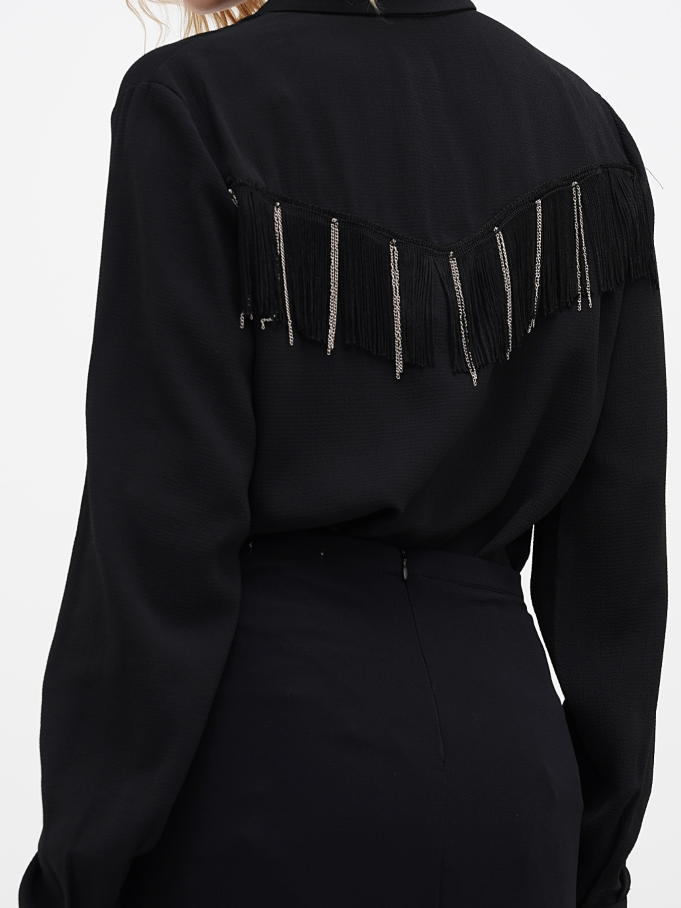 Блуза Sassofono модель A271-SC-1576_черный Фото