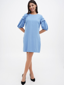 Сукня міні Sassofono модель A271-SC-1583_голубой Фото