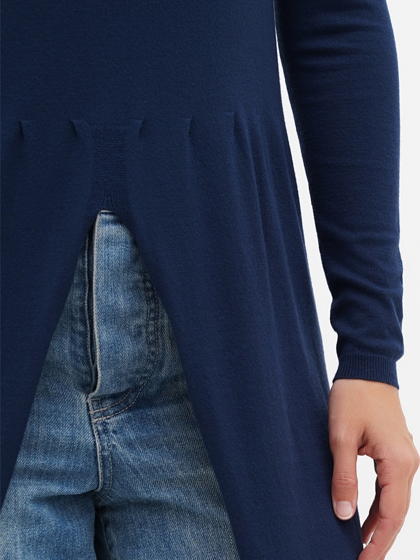 Туника Sassofono модель A271-SF-1883_темно_синий Фото