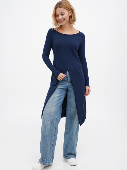 Туника Sassofono модель A271-SF-1883_темно_синий Фото