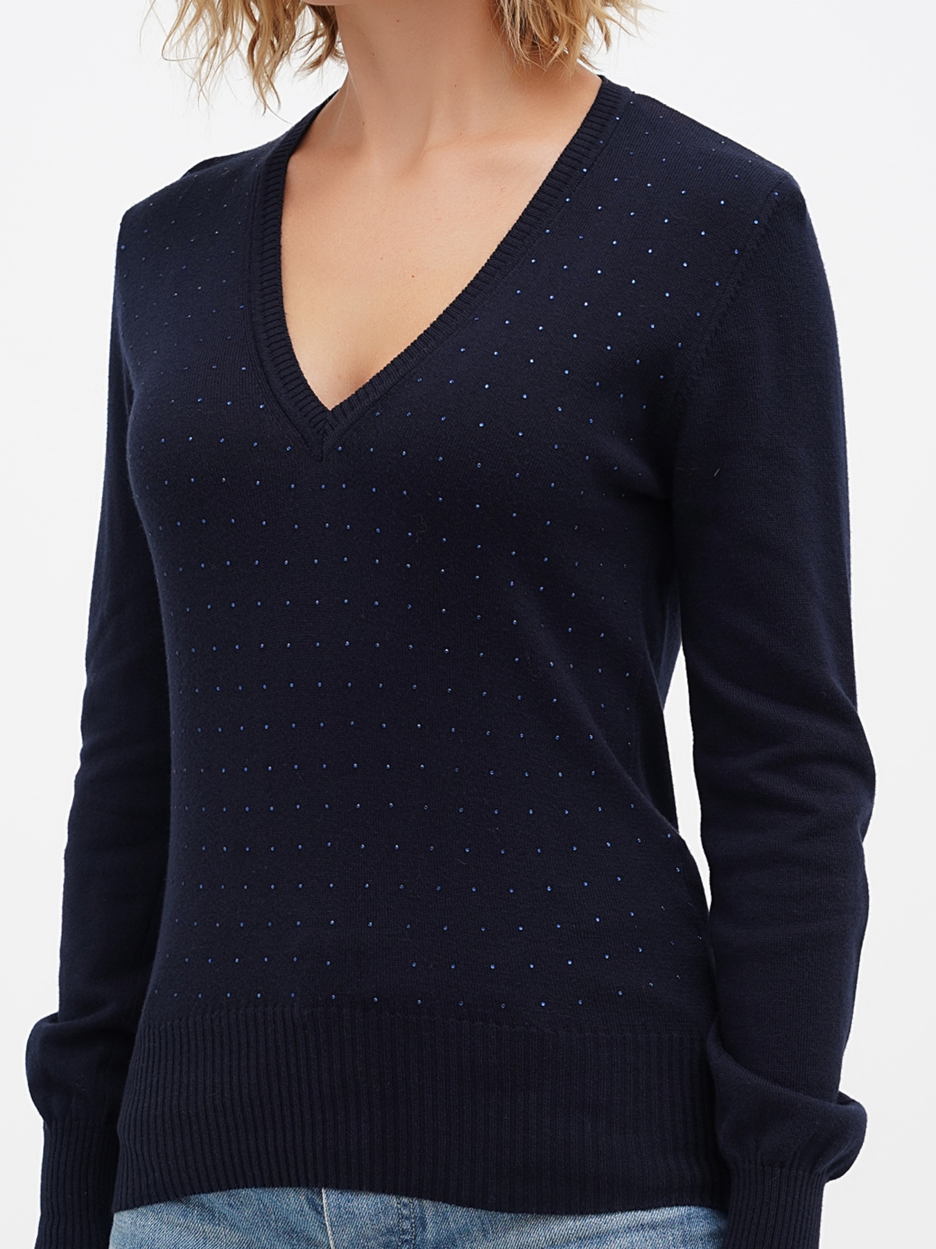 Джемпер Sassofono модель A271-SF-1878_темно_синий Фото