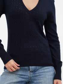 Джемпер Sassofono модель A271-SF-1878_темно_синий Фото