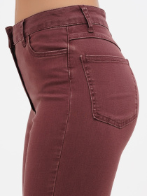 Скіні джинси Sassofono модель A271-SF-1867_бордовый Фото