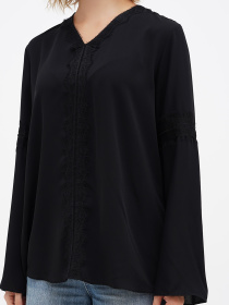 Блуза Sassofono модель A271-SF-1870_черный Фото