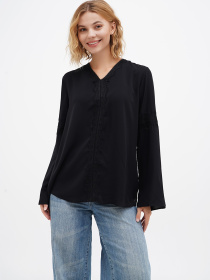 Блуза Sassofono модель A271-SF-1870_черный Фото