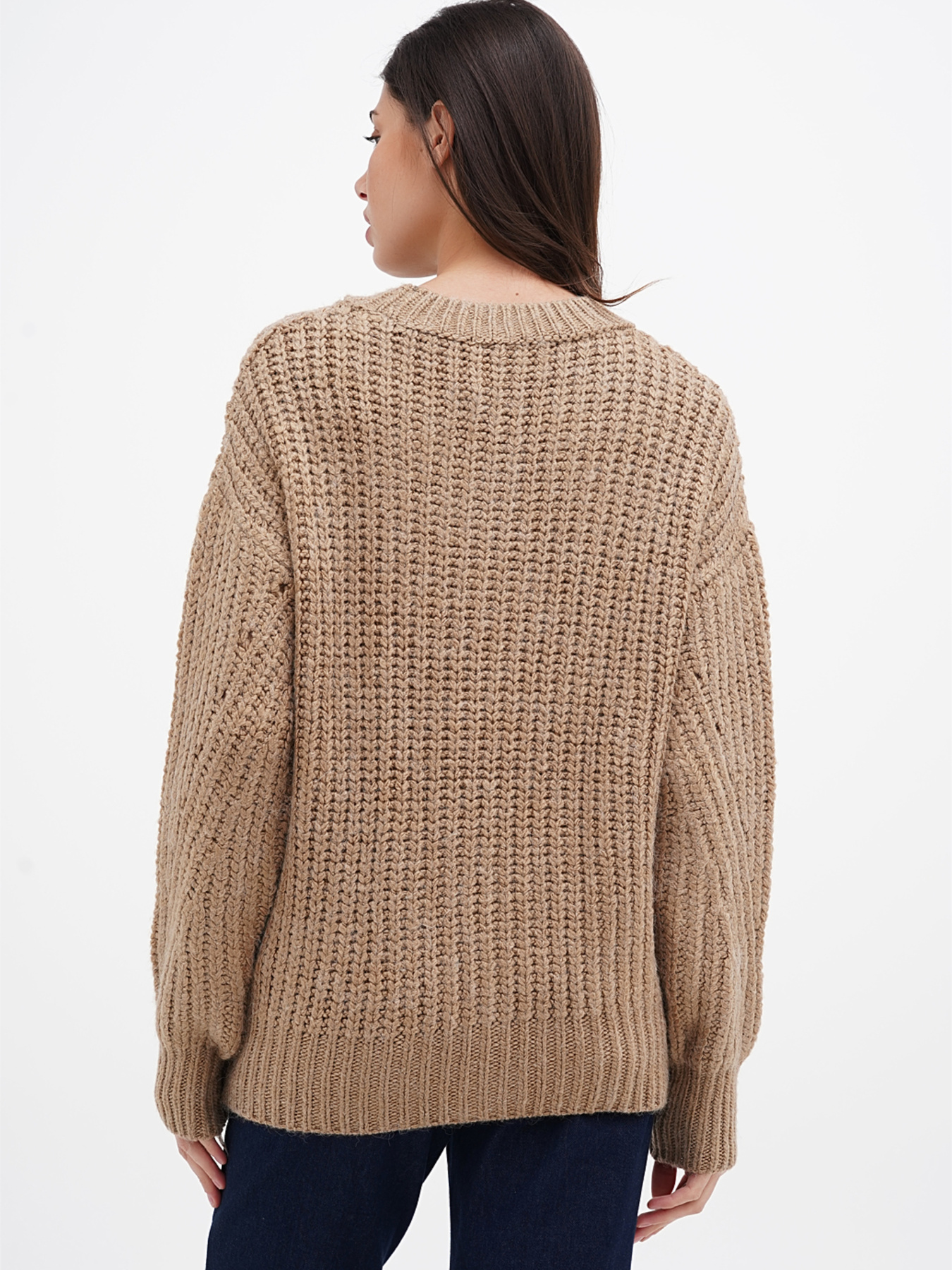 Свитер Sassofono модель A271-SC-2200_коричневый Фото