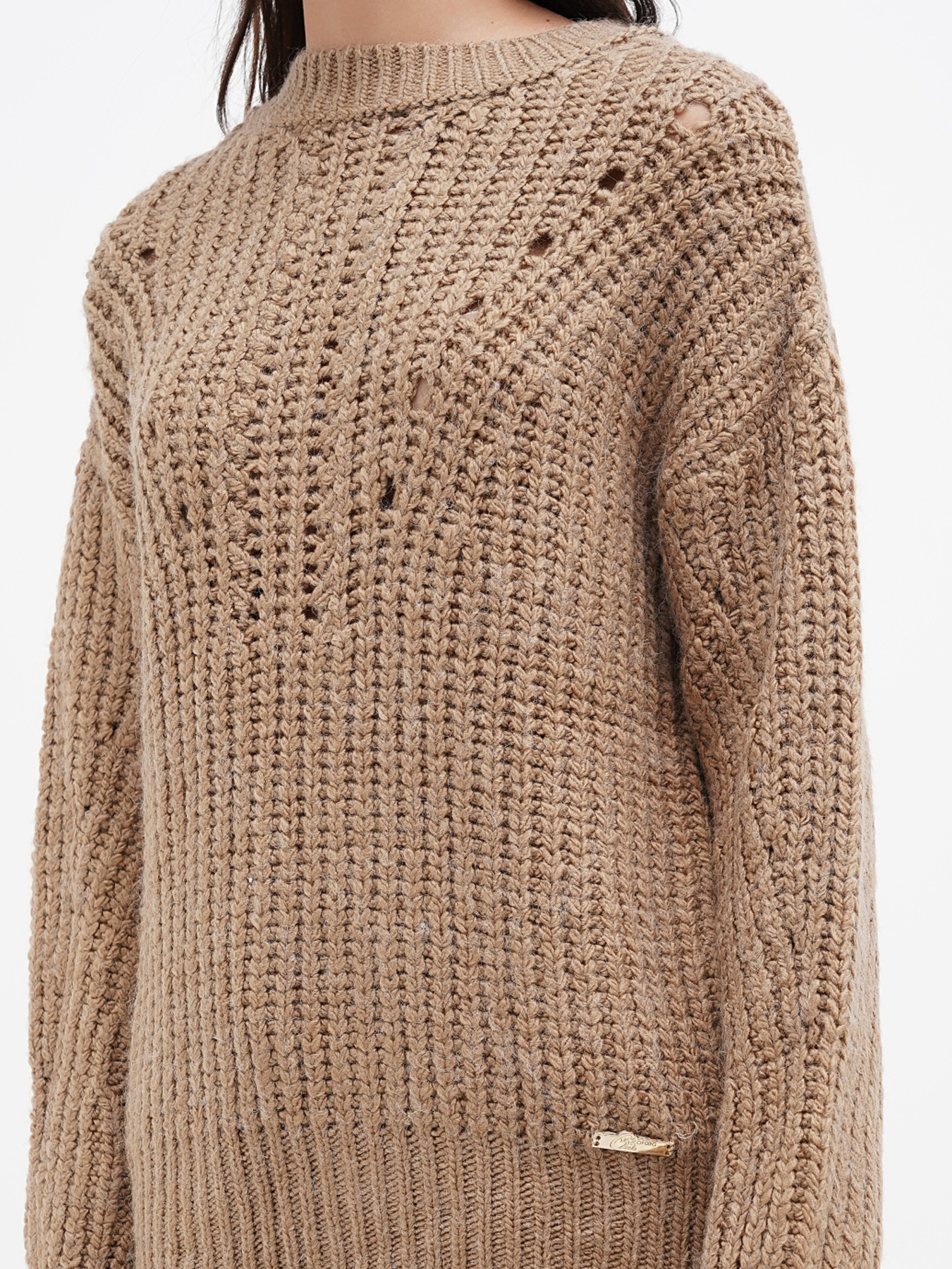 Свитер Sassofono модель A271-SC-2200_коричневый Фото