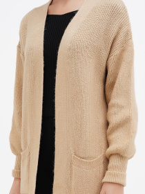 Кардиган Sassofono модель A271-SC-2204_бежевый Фото