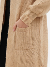 Кардиган Sassofono модель A271-SC-2204_бежевый Фото