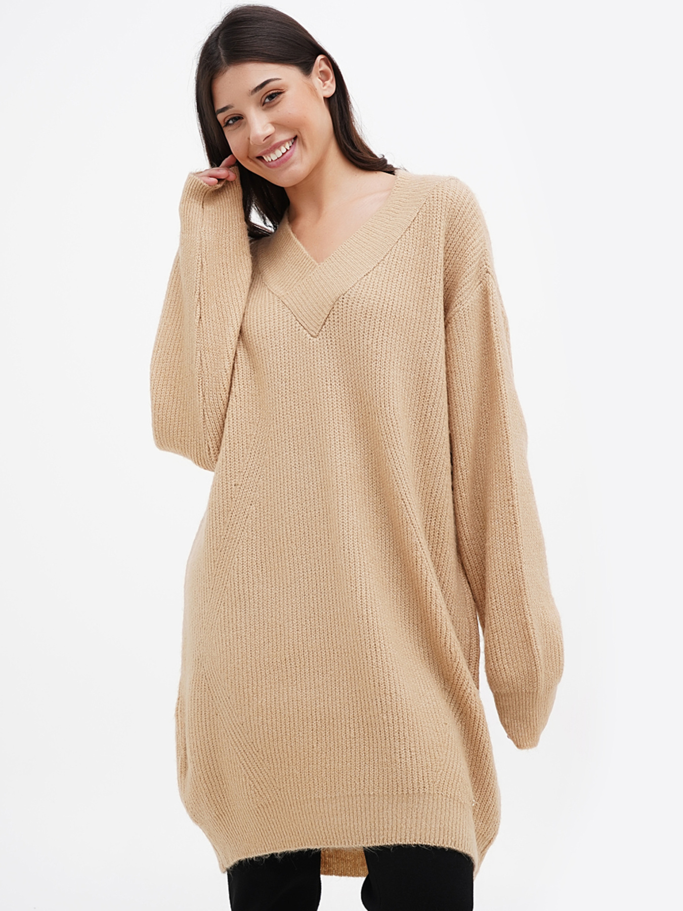 Туника Sassofono модель A271-SC-2210_бежевый Фото