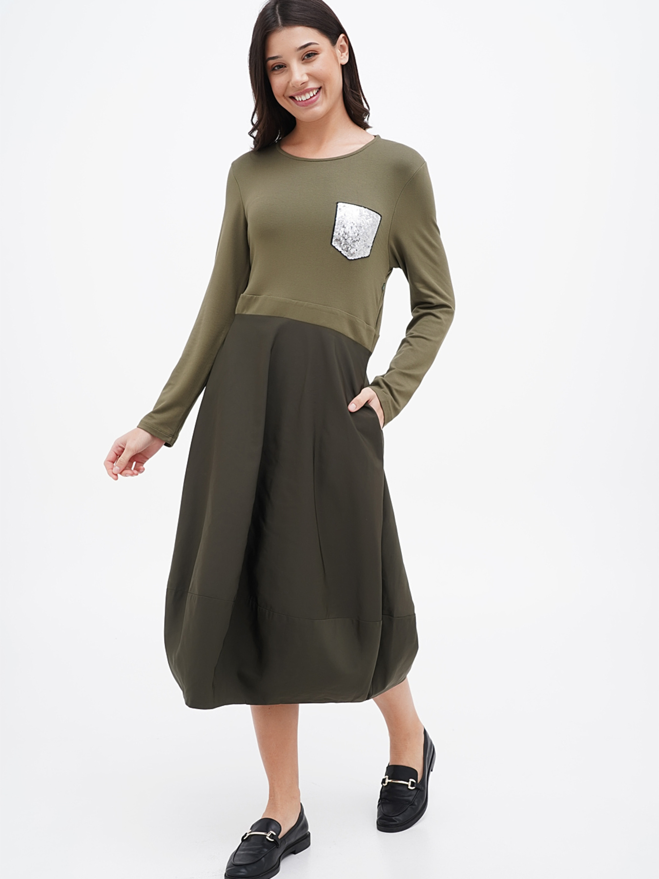 Платье миди Sassofono модель A271-SC-3442 Фото