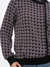 Блуза Sassofono модель A271-SC-3508_бордовый Фото