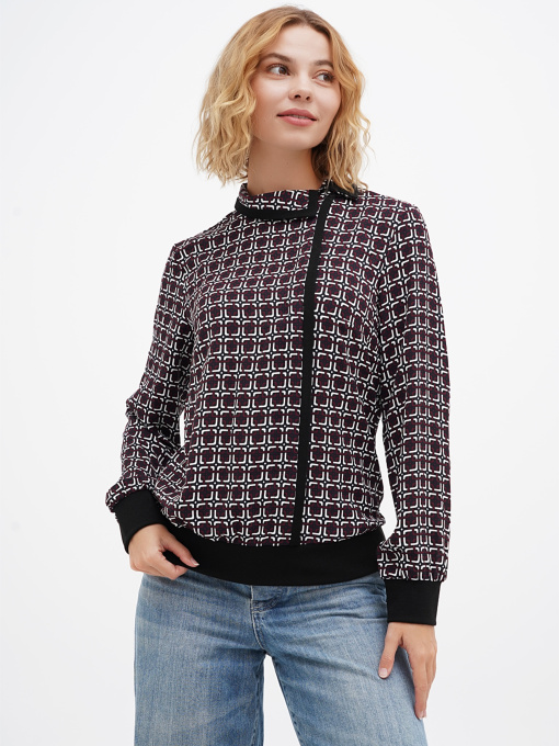 Блуза Sassofono модель A271-SC-3508_бордовый Фото