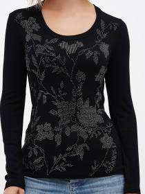 Водолазка Sassofono модель A271-SF-3389_черный Фото