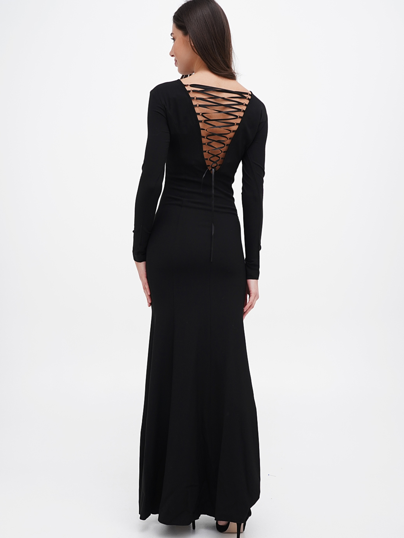 Платье макси Sassofono модель A271-CL-2675 Фото