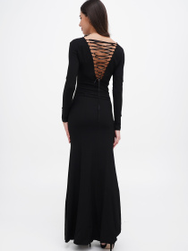 Сукня максі Sassofono модель A271-CL-2675 Фото