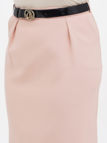 Юбка мини Sassofono модель A271-SC-2570_пудра Фото