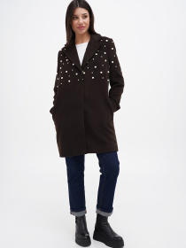 Пальто Sassofono модель A271-SC-2944_коричневый Фото