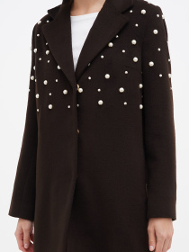 Пальто Sassofono модель A271-SC-2944_коричневый Фото