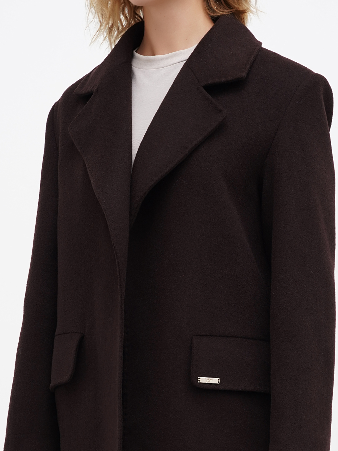 Пальто Sassofono модель A271-SC-2950_коричневый Фото