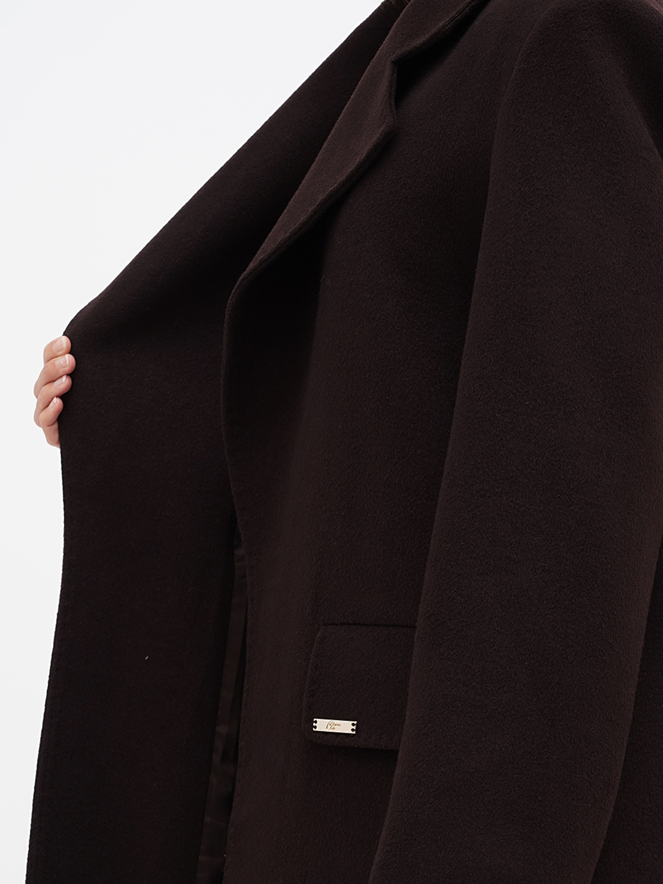 Пальто Sassofono модель A271-SC-2950_коричневый Фото