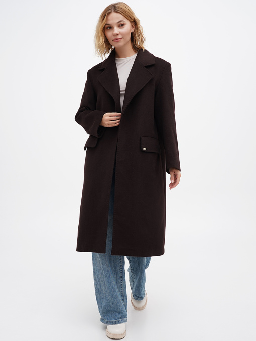 Пальто Sassofono модель A271-SC-2950_коричневый Фото