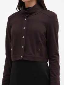 Жакет Sassofono модель A271-SF-1292_коричневый Фото