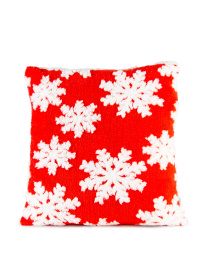 Новогодняя декоративная подушка красная MBM MY HOME модель DH-NY-69 RED Фото