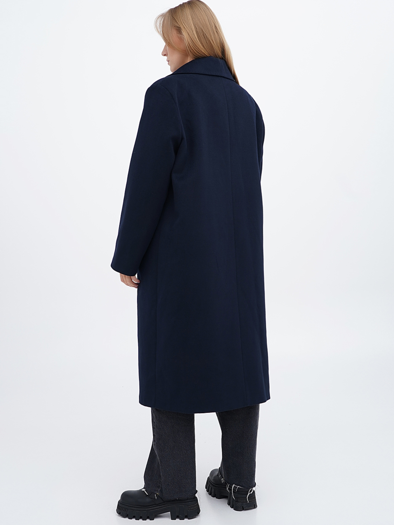 Пальто Sassofono модель A271-SC-2950_синий Фото