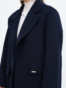 Пальто Sassofono модель A271-SC-2950_синий Фото