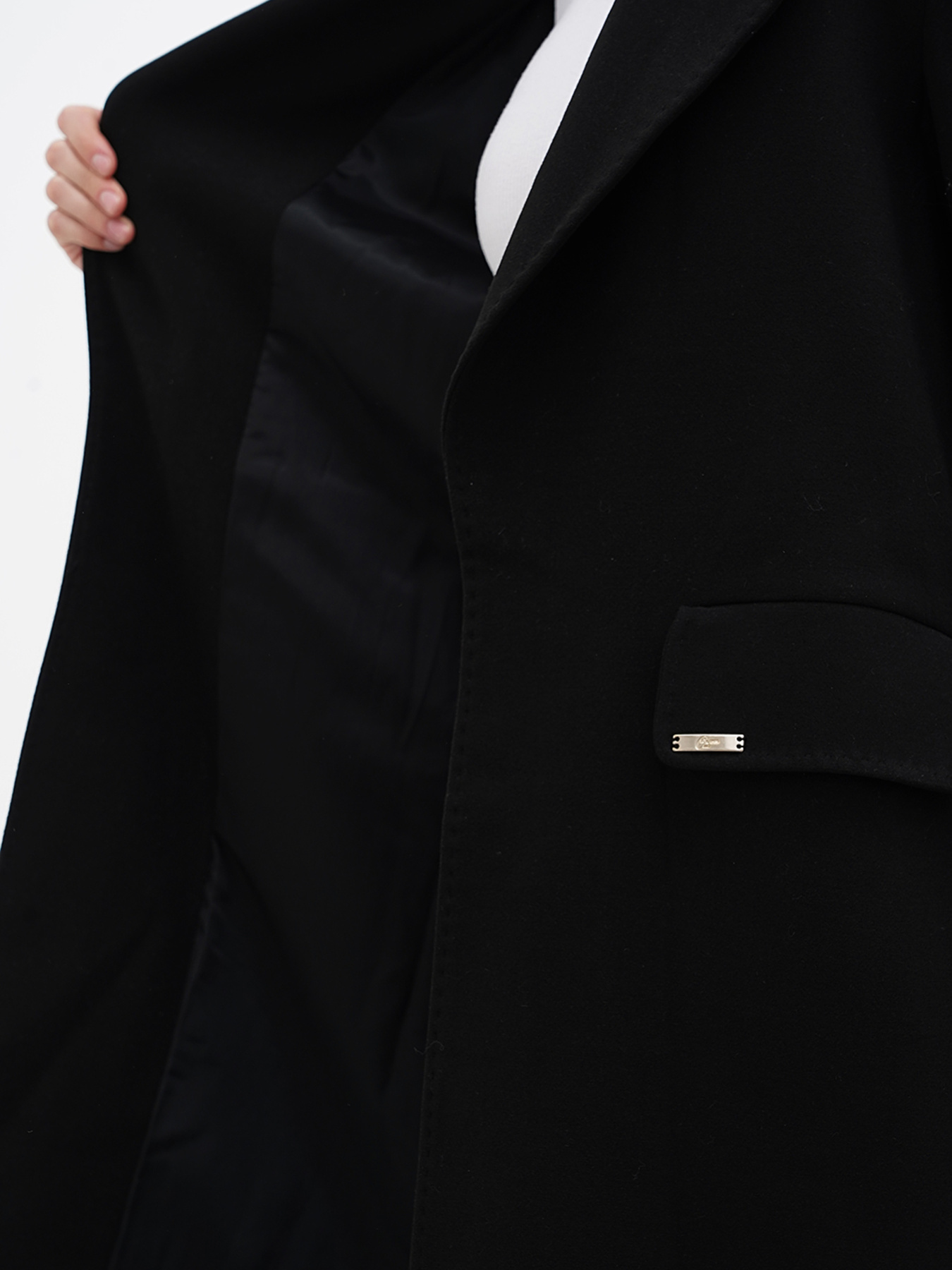 Пальто Sassofono модель A271-SC-2950_черный Фото