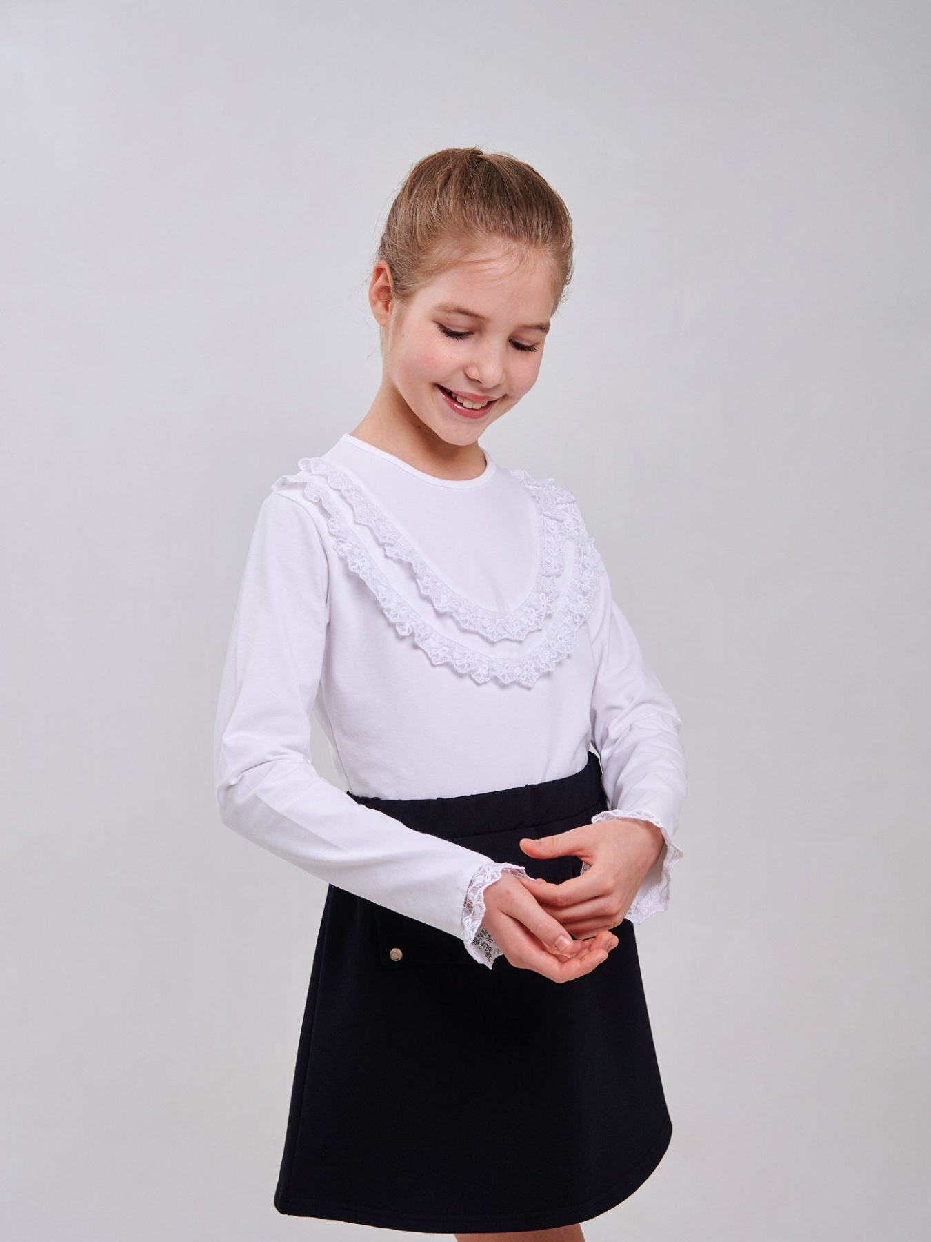 Лонгслів SMIL модель smil_114997-belyj Фото