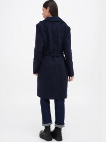 Пальто Sassofono модель A271-SC-2945_темно_синий Фото