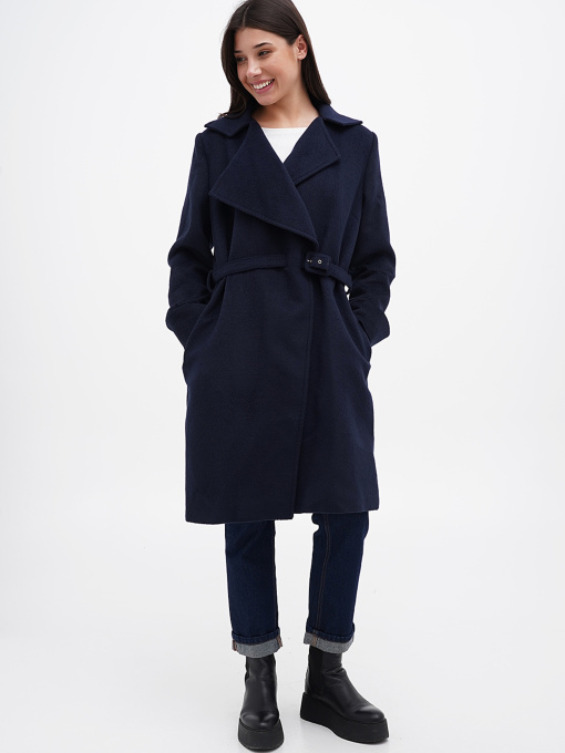 Пальто Sassofono модель A271-SC-2945_темно_синий Фото