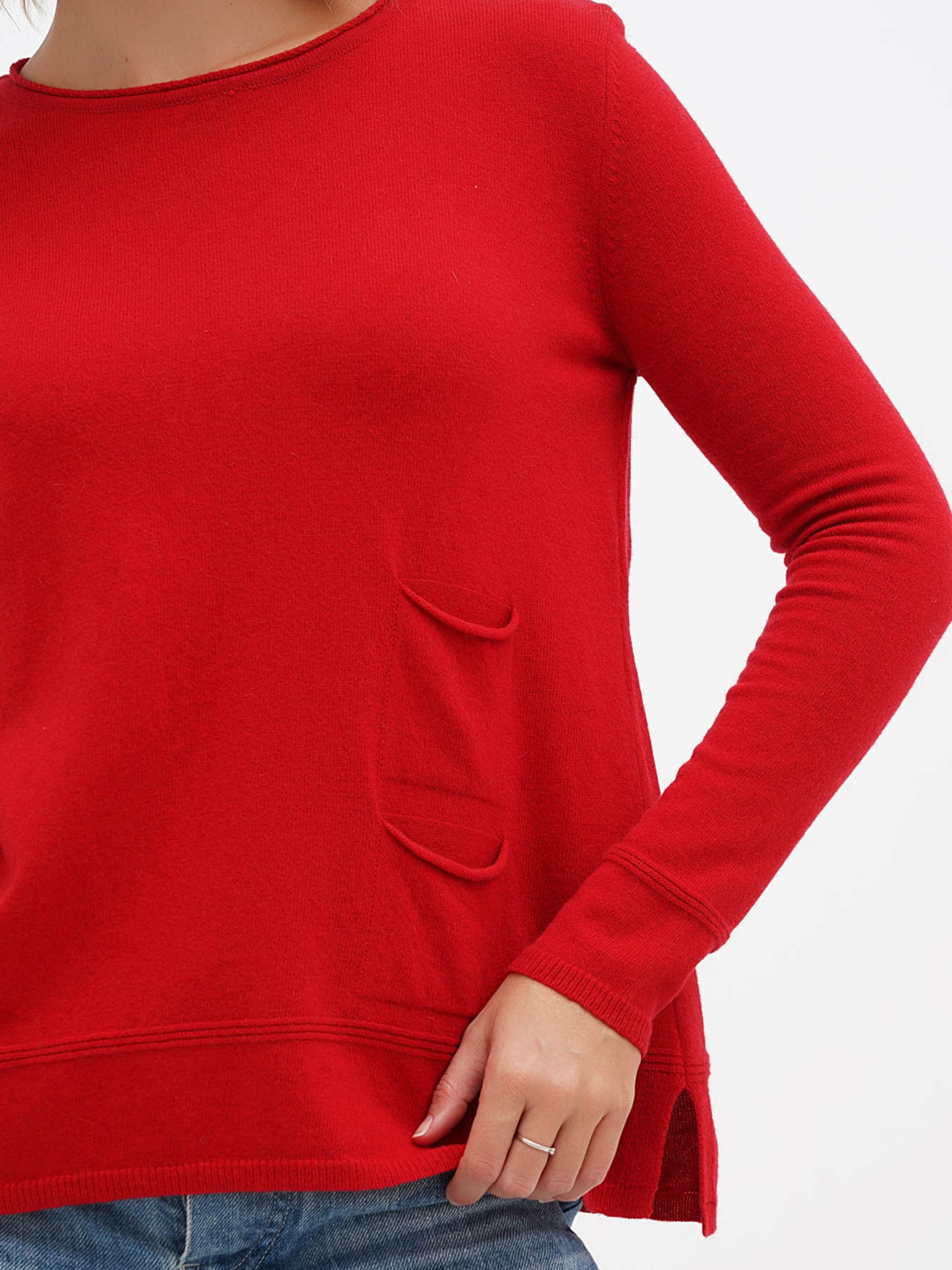 Джемпер Sassofono модель A271-SF-3596_красный Фото