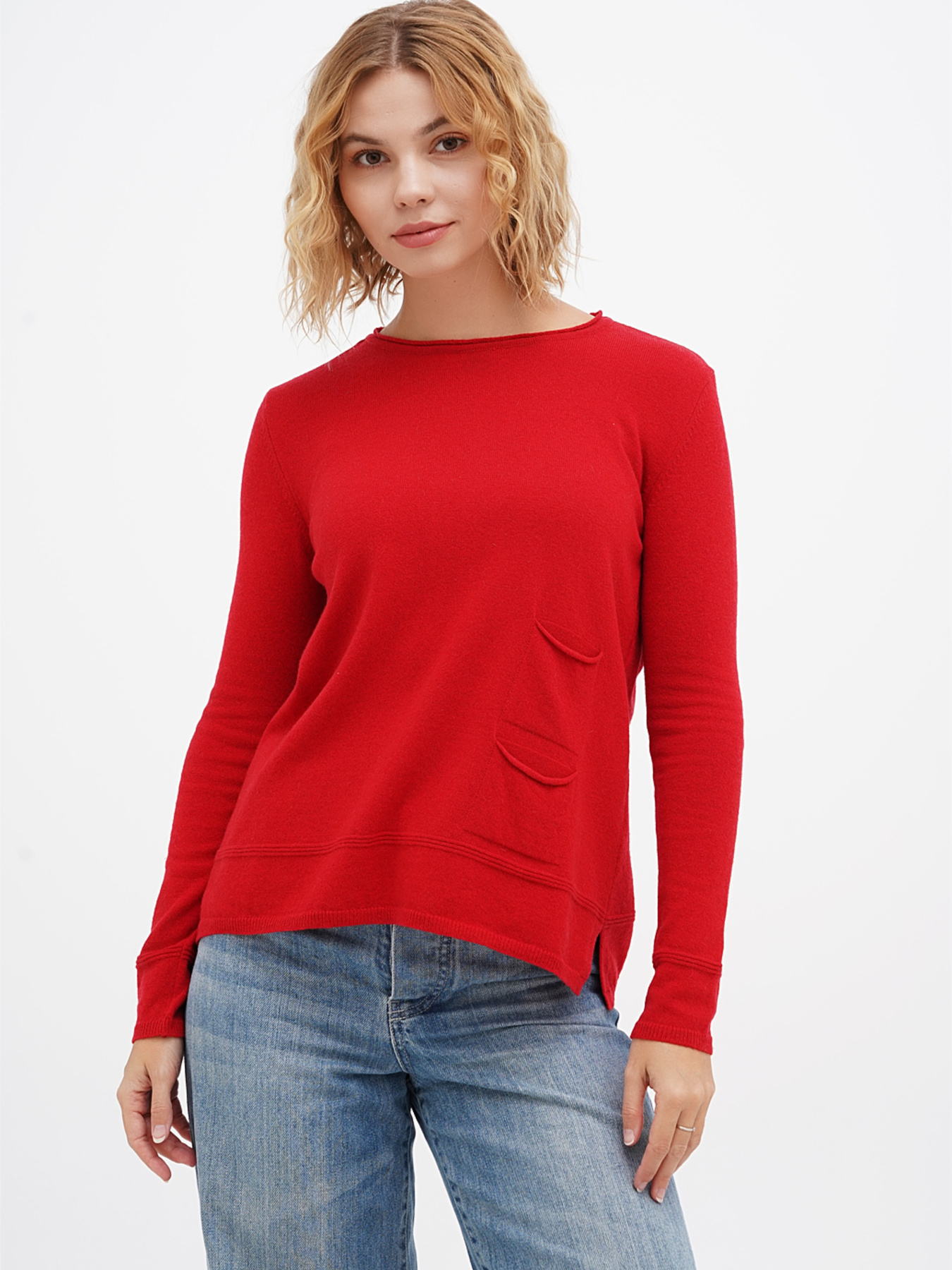 Джемпер Sassofono модель A271-SF-3596_красный Фото