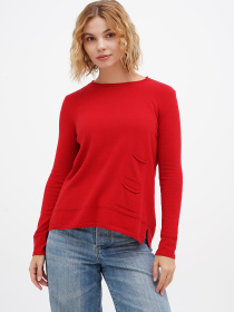 Джемпер Sassofono модель A271-SF-3596_красный Фото
