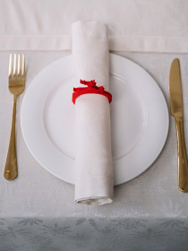 Новорічний комплект серветок "Сніжинки" 2шт. Едельвіка модель 251-23-00 Фото