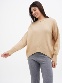 Джемпер Sassofono модель A271-SC-2207_бежевый Фото