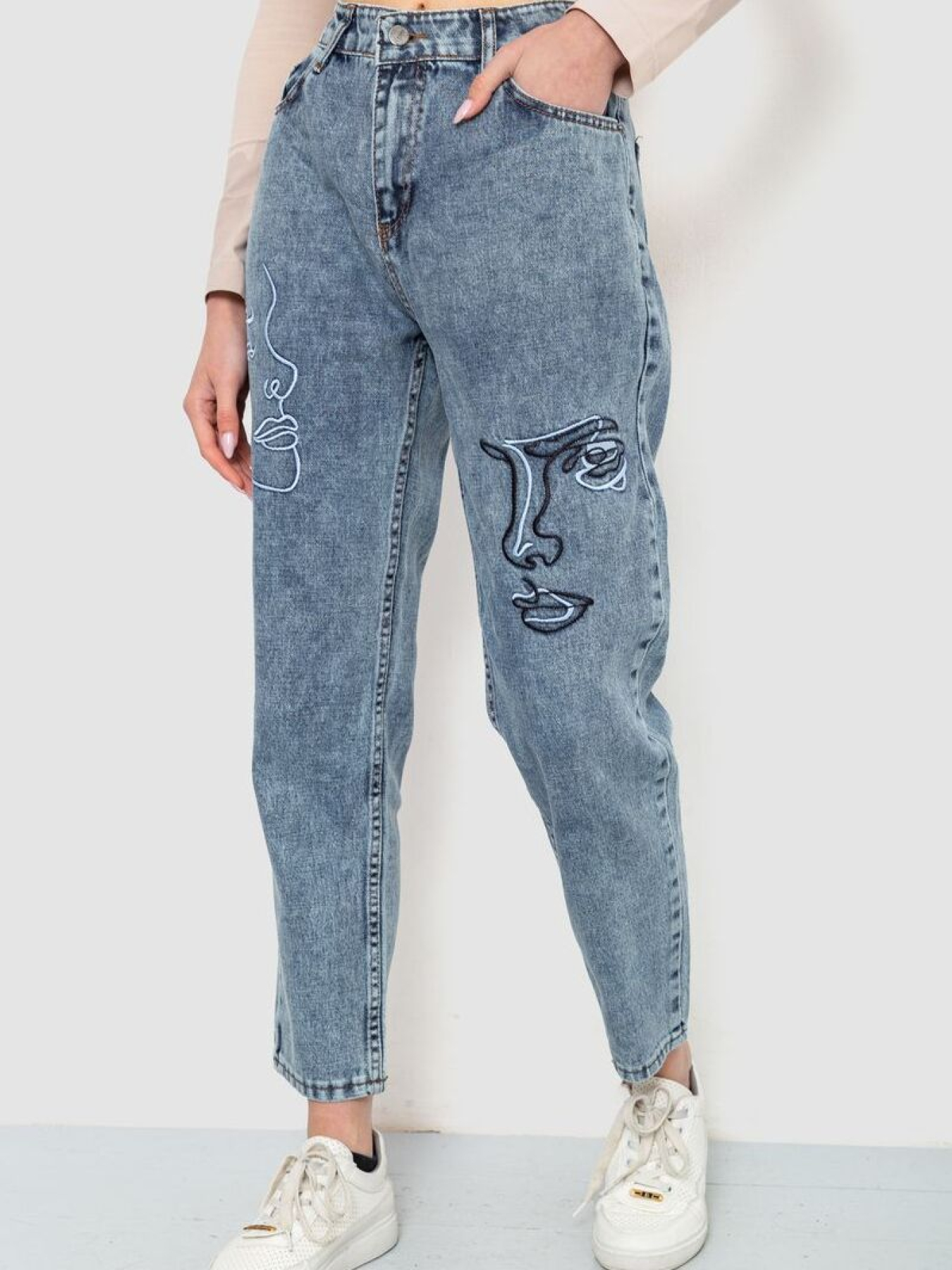 Джинсы мом Ager модель У-1129134::000000132 Джинсы мом Ager модель У-1129134::000000132 Фото