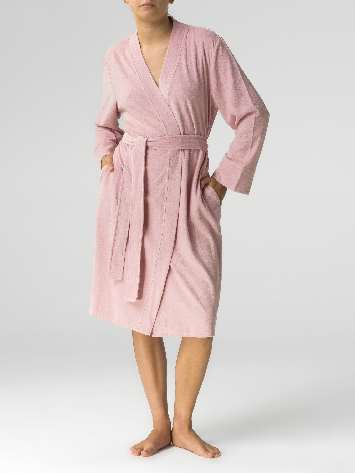 Халат Atlantic модель SZL-002_ROZ Фото