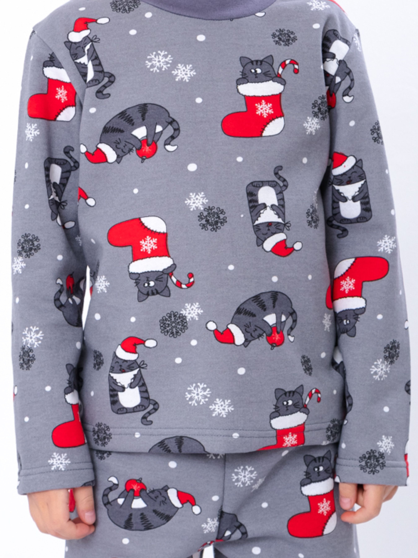 Пижама Носи своє модель 6076-kotiki-temno-srij Фото