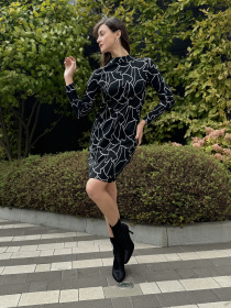 Платье мини CAT ORANGE модель 5804 Платье мини CAT ORANGE модель 5804 Фото